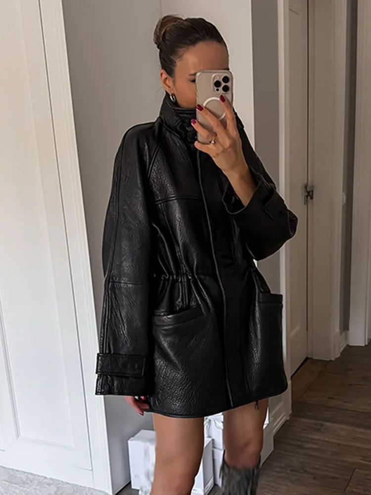 מעיל עור-ליליאן