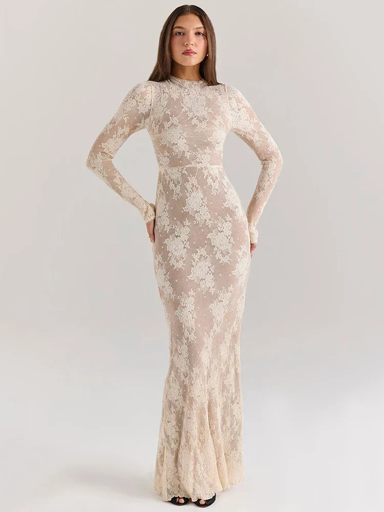 שמלת תחרה-בל