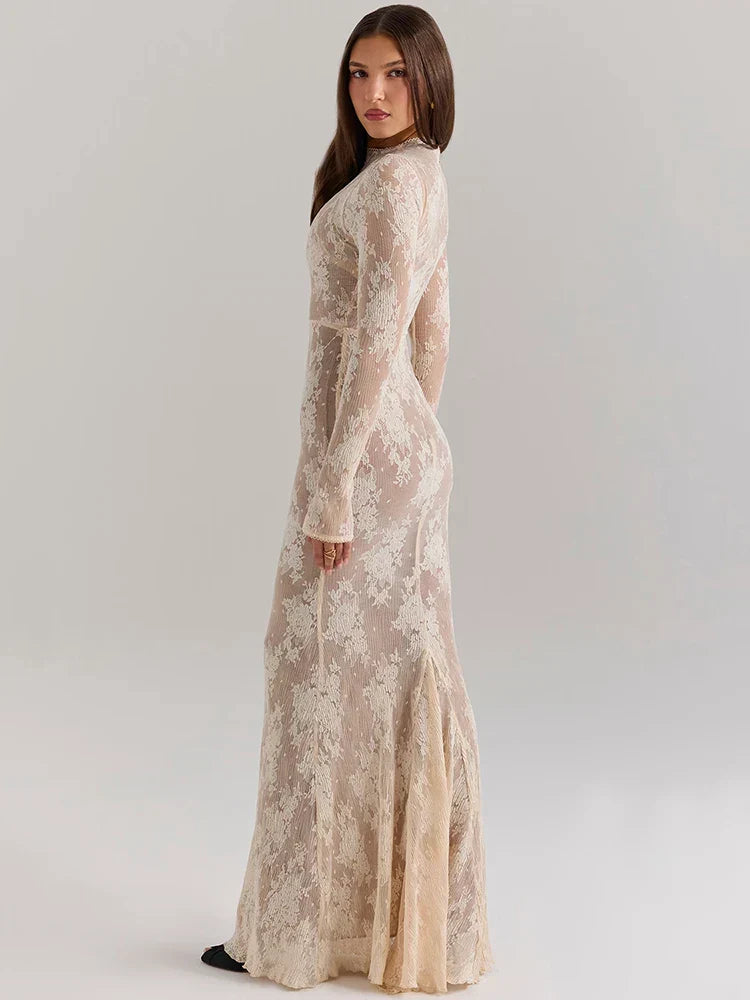 שמלת תחרה-בל