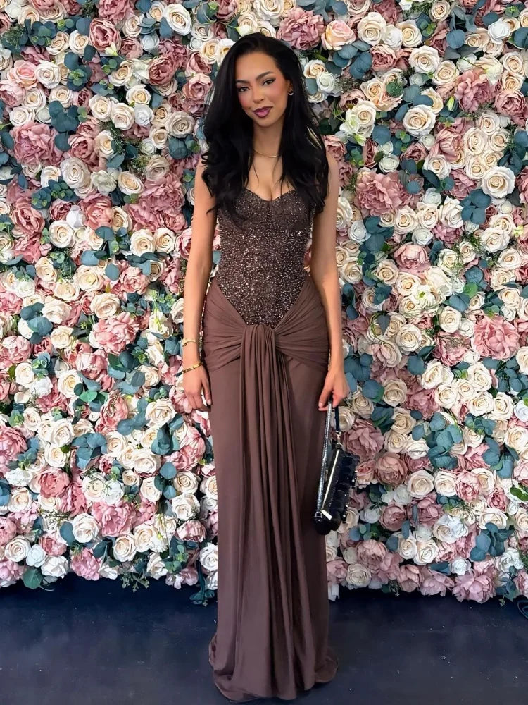 שמלת מקסי-ריף